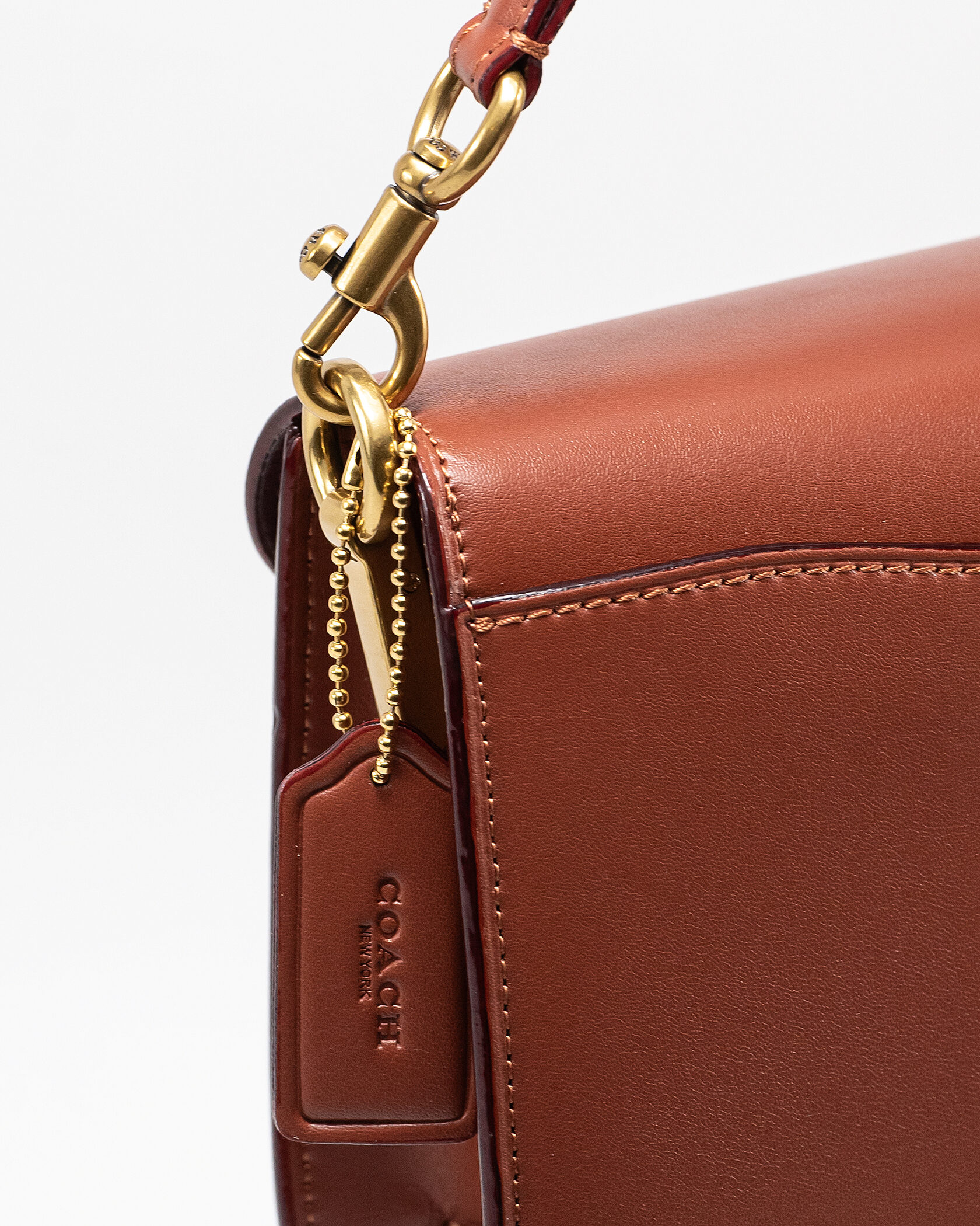 Coach Tabby Small Shoulder Bag in Signature Canvas Tan/Saddle Brown - 11