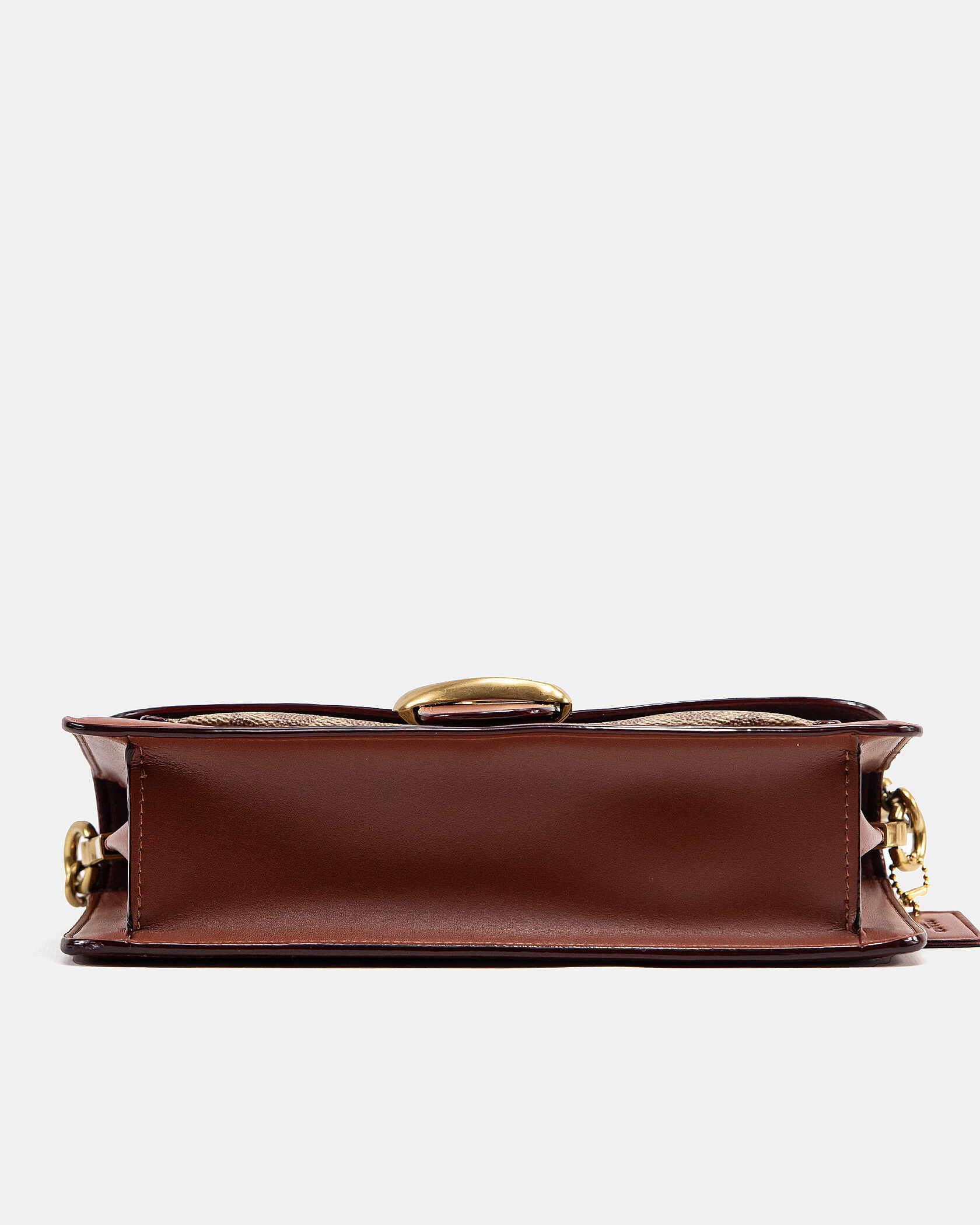 Coach Tabby Small Shoulder Bag in Signature Canvas Tan/Saddle Brown - 12