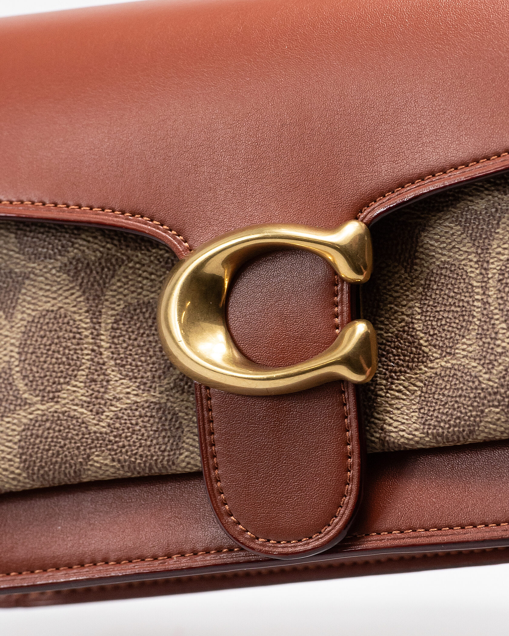 Coach Tabby Small Shoulder Bag in Signature Canvas Tan/Saddle Brown - 6