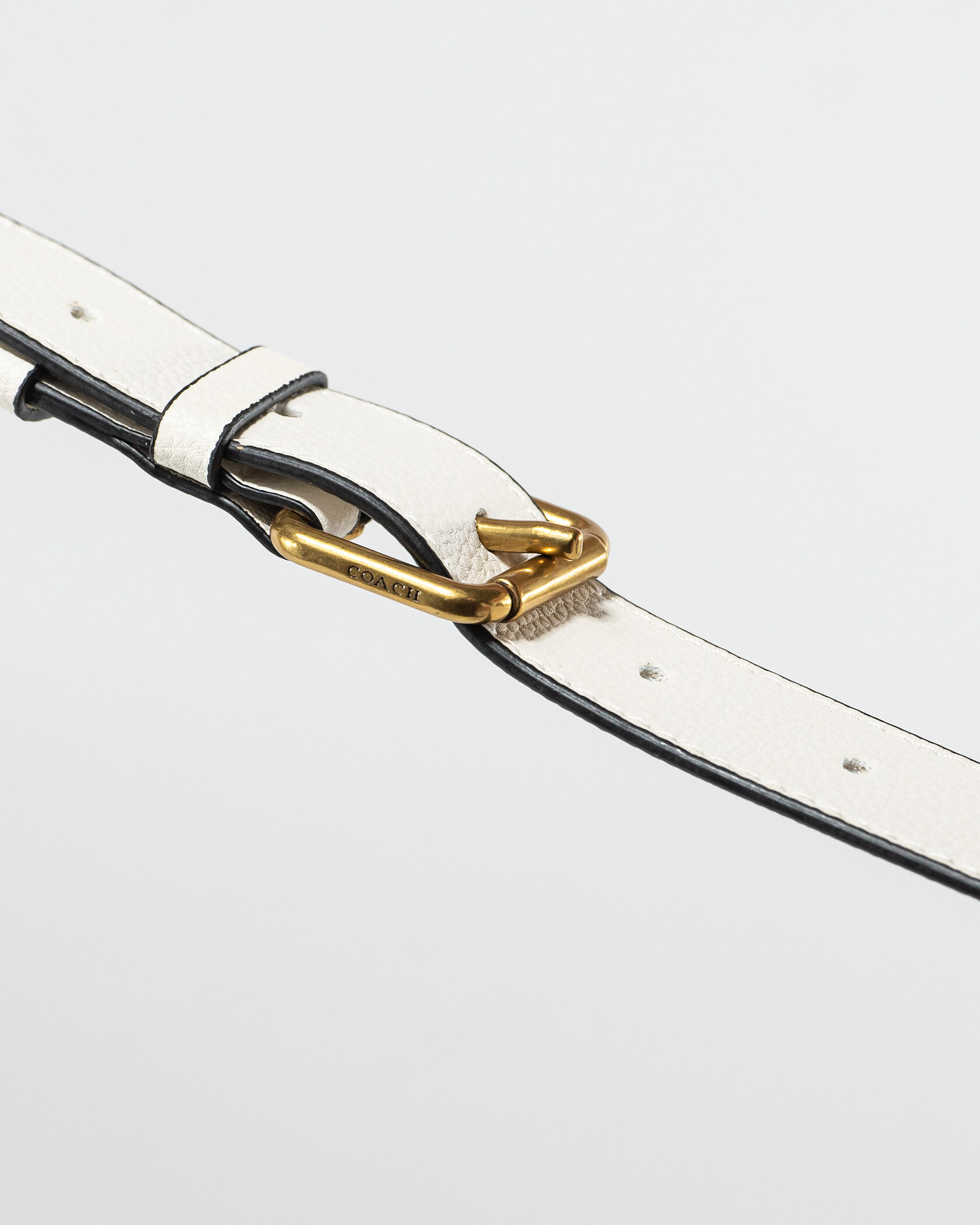 Coach Tabby Small Shoulder Bag in White Leather - 17