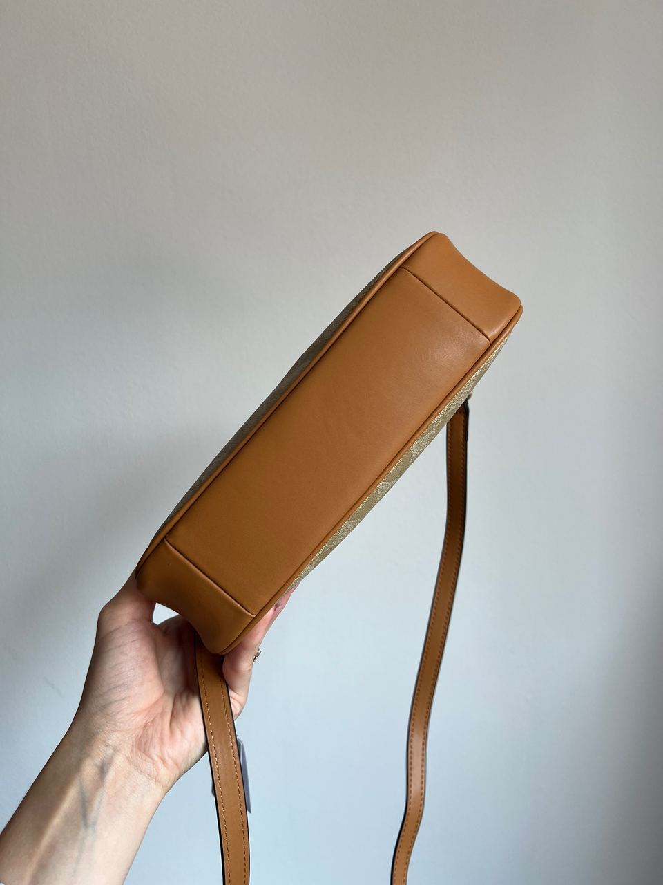 Coach Teri Caramel Shoulder Bag In Signature Canvas - 6