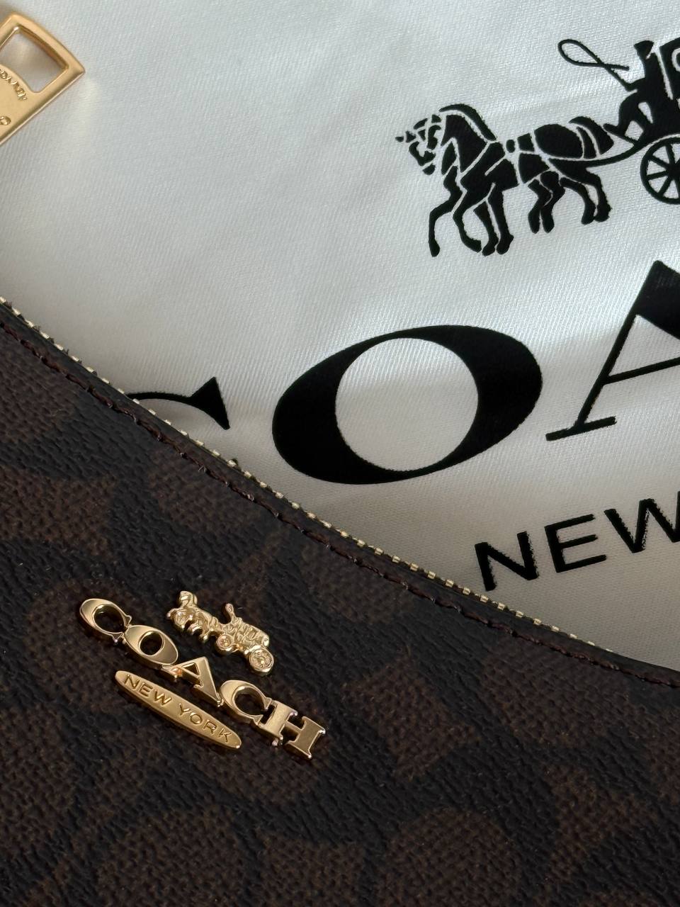 Coach Teri Shoulder Bag In Signature Canvas - 14