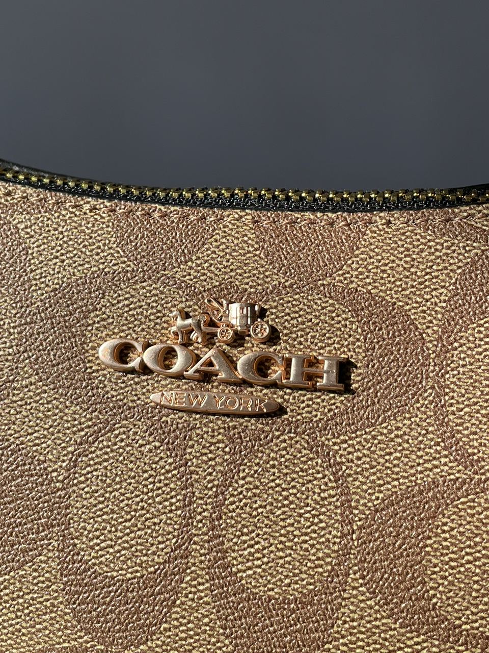Coach Teri Shoulder Bag In Signature Canvas - 15