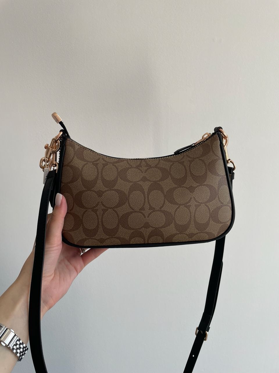 Coach Teri Shoulder Bag In Signature Canvas - 18