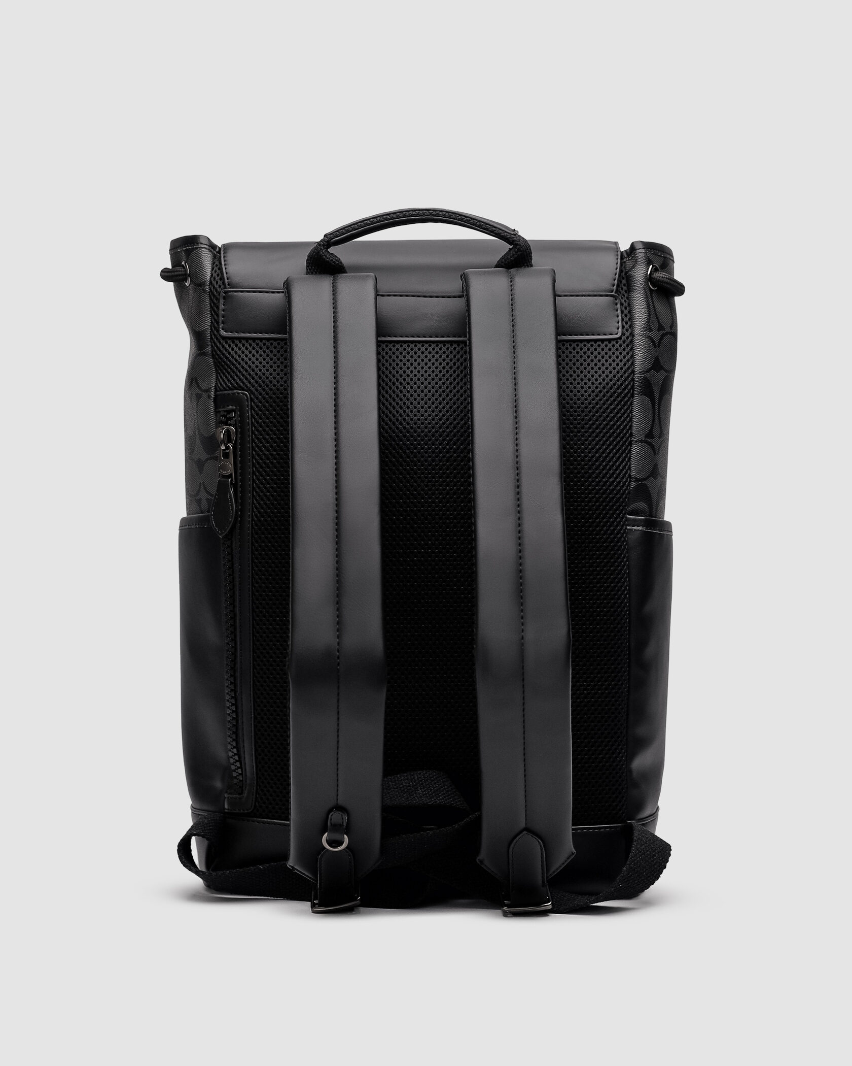 Coach Track Backpack In Signature Canvas - 2