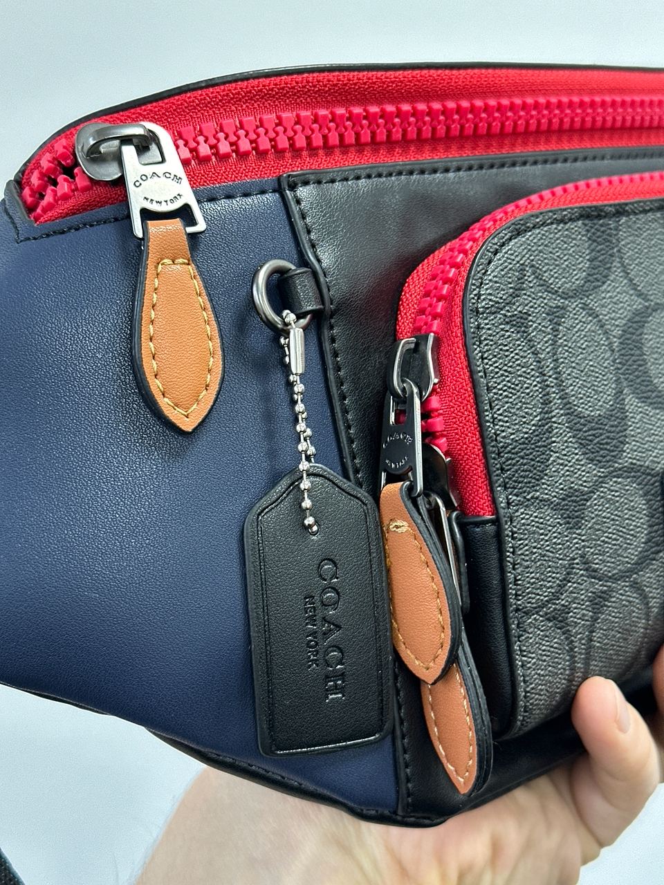 Coach Track Belt Bag in Colorblock - 5