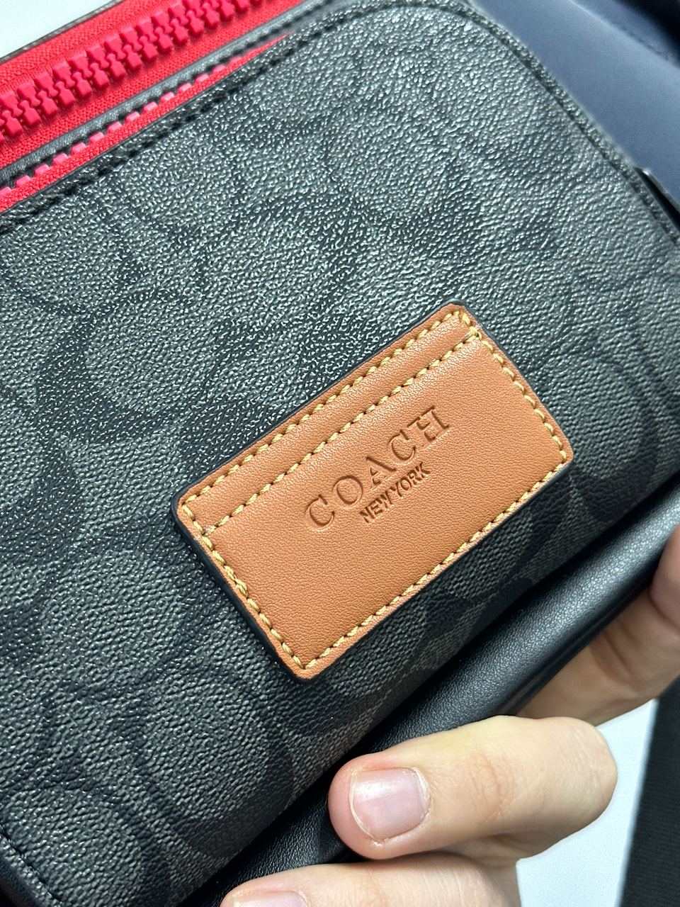 Coach Track Belt Bag in Colorblock - 6