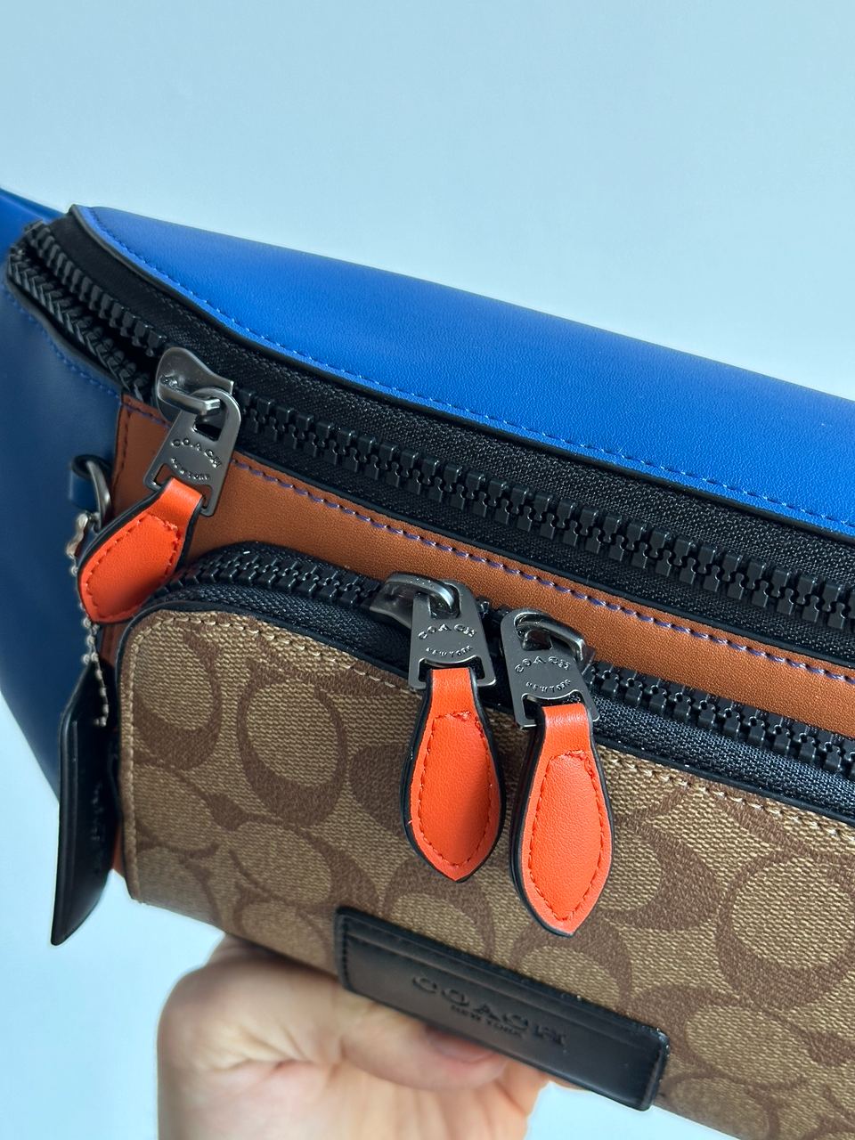 Coach Track Belt Bag in Colorblock - 7