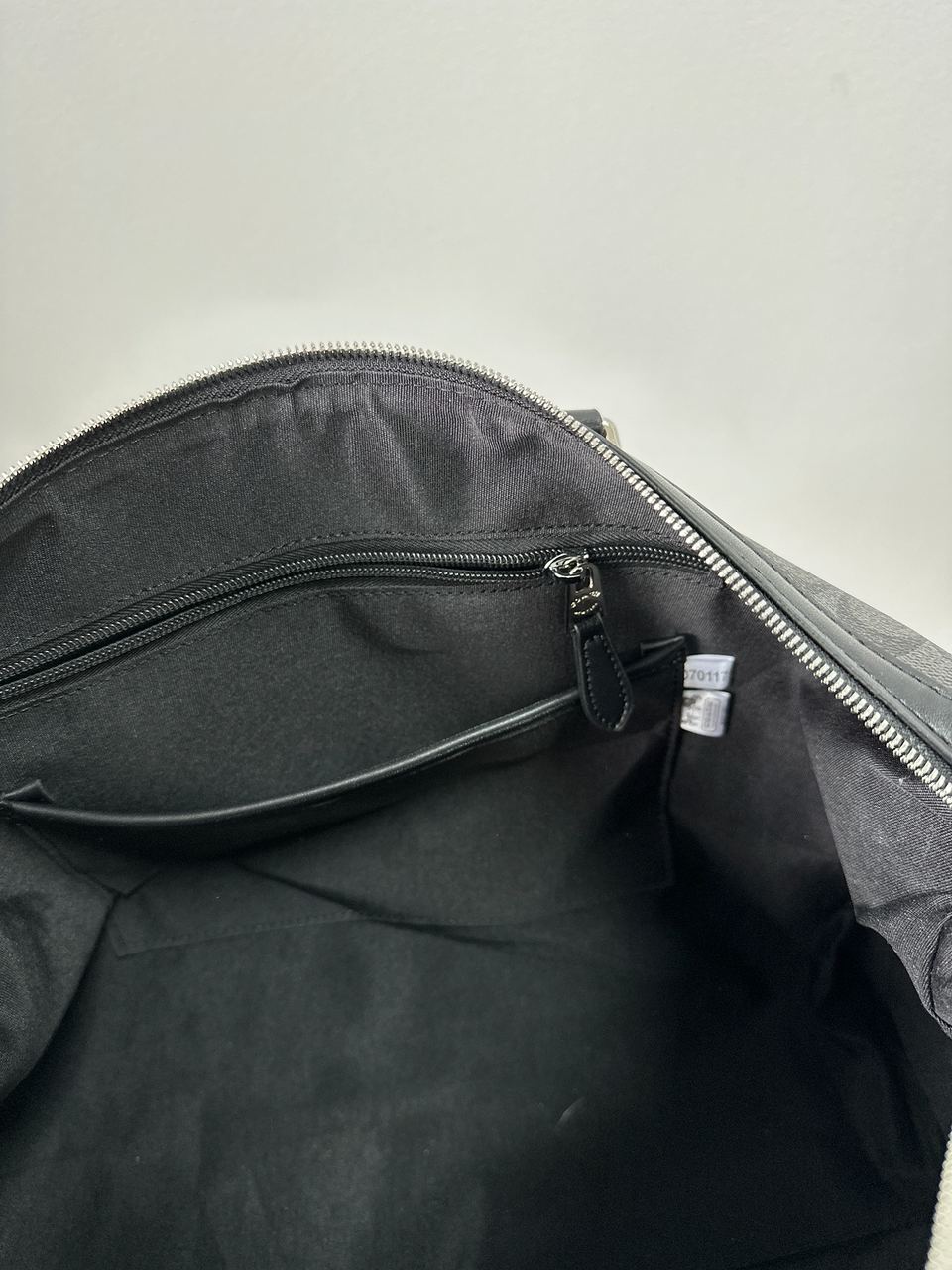 Coach Voyager Duffle Bag In Charcoal - 17