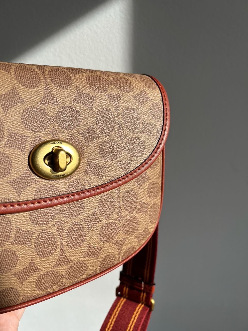 Coach Willow Medium Signature Canvas Saddle Bag - 13