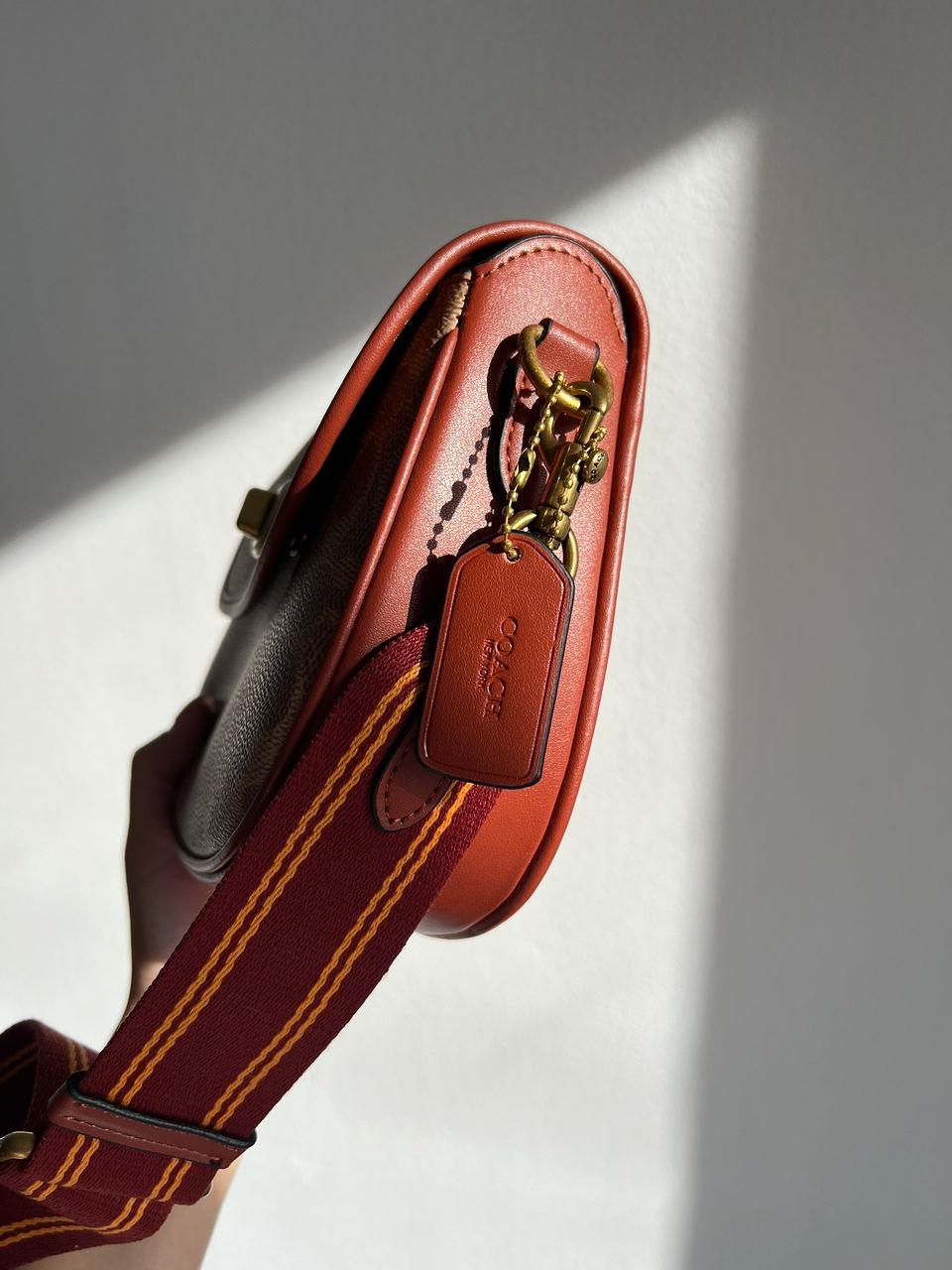 Coach Willow Medium Signature Canvas Saddle Bag - 16