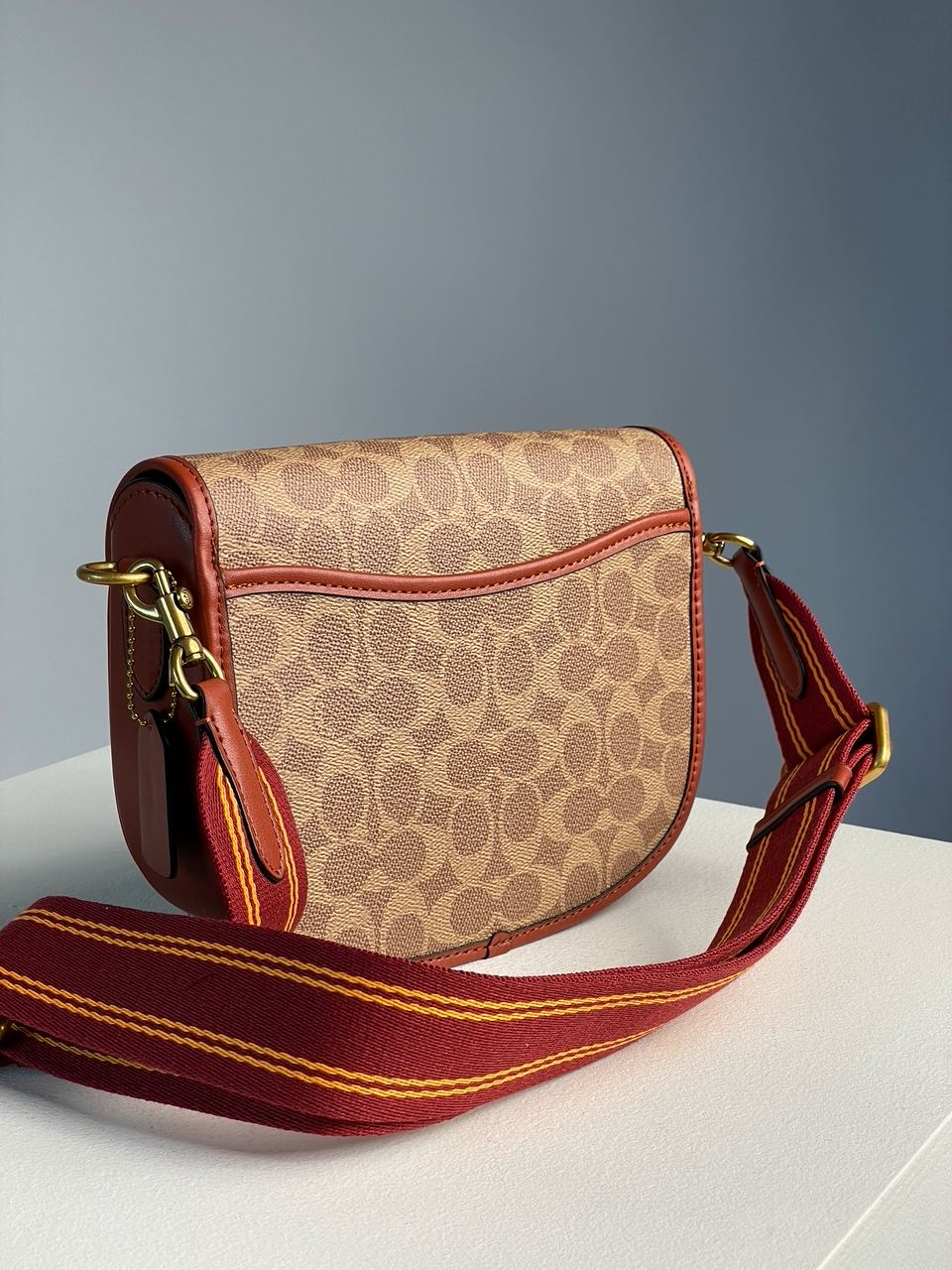 Coach Willow Medium Signature Canvas Saddle Bag - 25