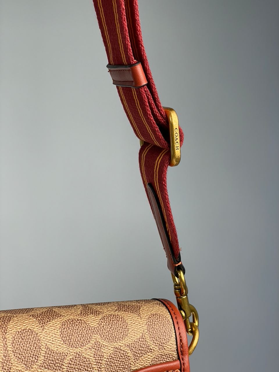 Coach Willow Medium Signature Canvas Saddle Bag - 33