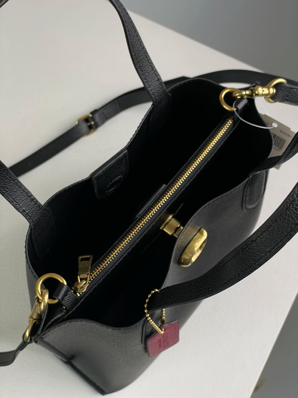 Coach Willow Tote 24 In Black - 16
