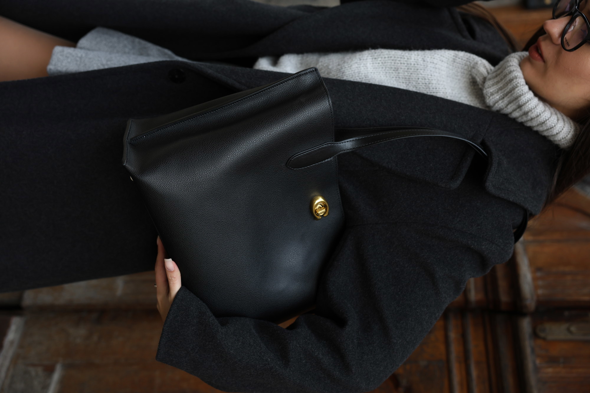 Coach Willow Tote 34 In Black - 13