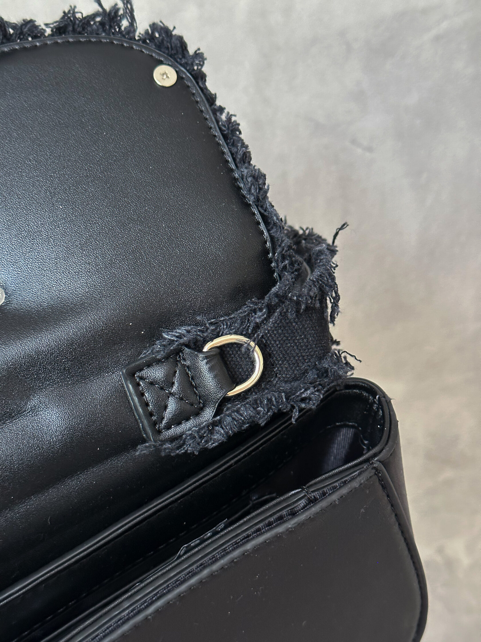 Diesel 1DR Iconic Shoulder Bag Black/White - 6