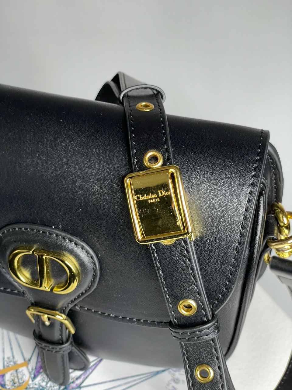 Dior Bobby Bag Black Smooth Skin - 17