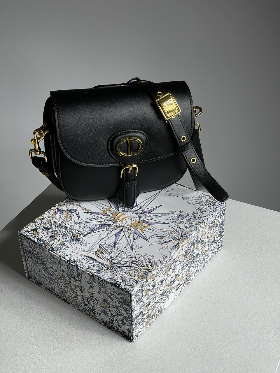 Dior Bobby Bag Black Smooth Skin - 5