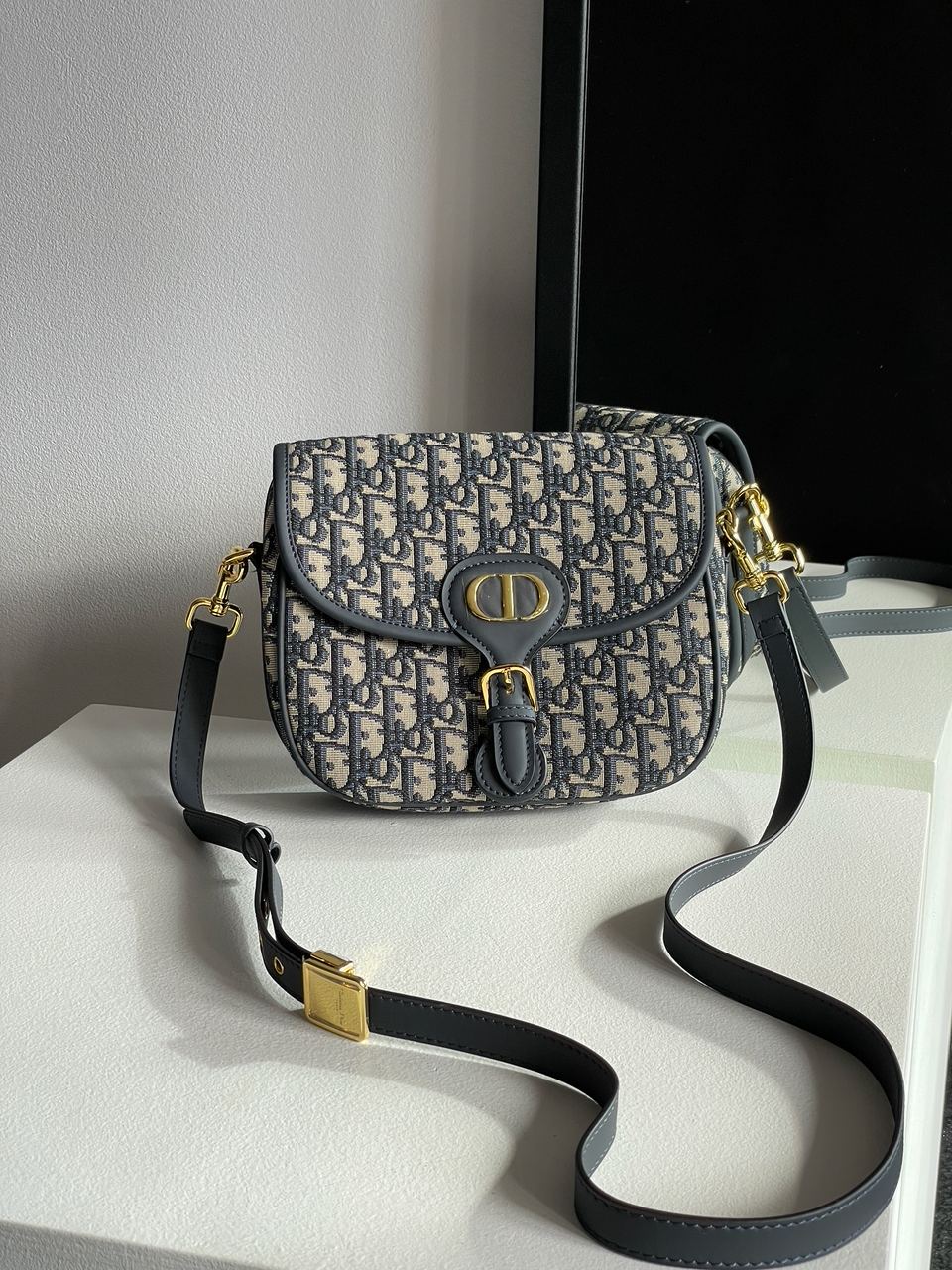 Dior Bobby Bag Blue Oblique - 5