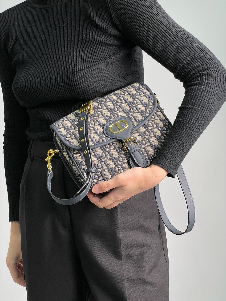 Dior Bobby Bag Blue Oblique - 8