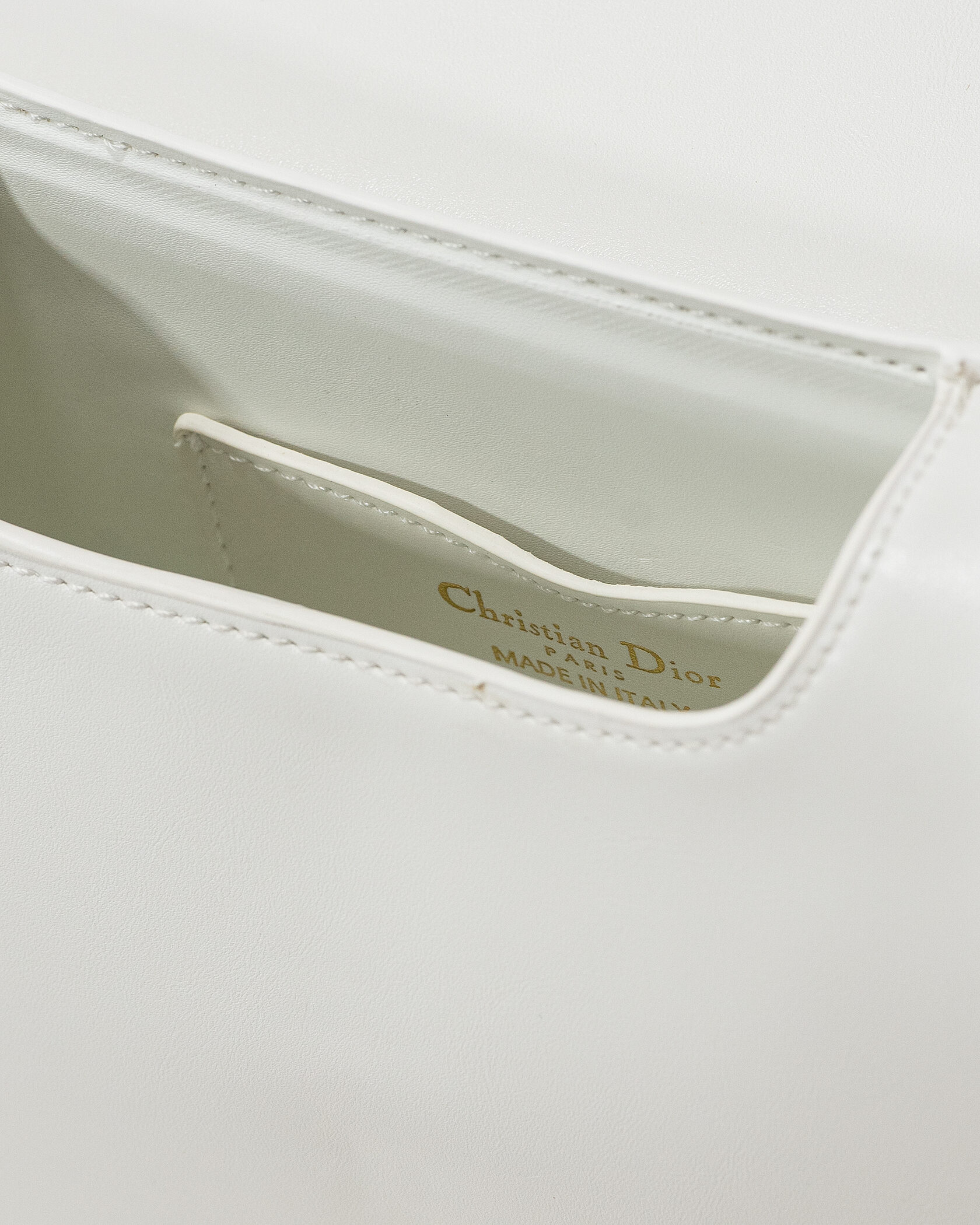 Dior Bobby Bag White Smooth Skin - 15