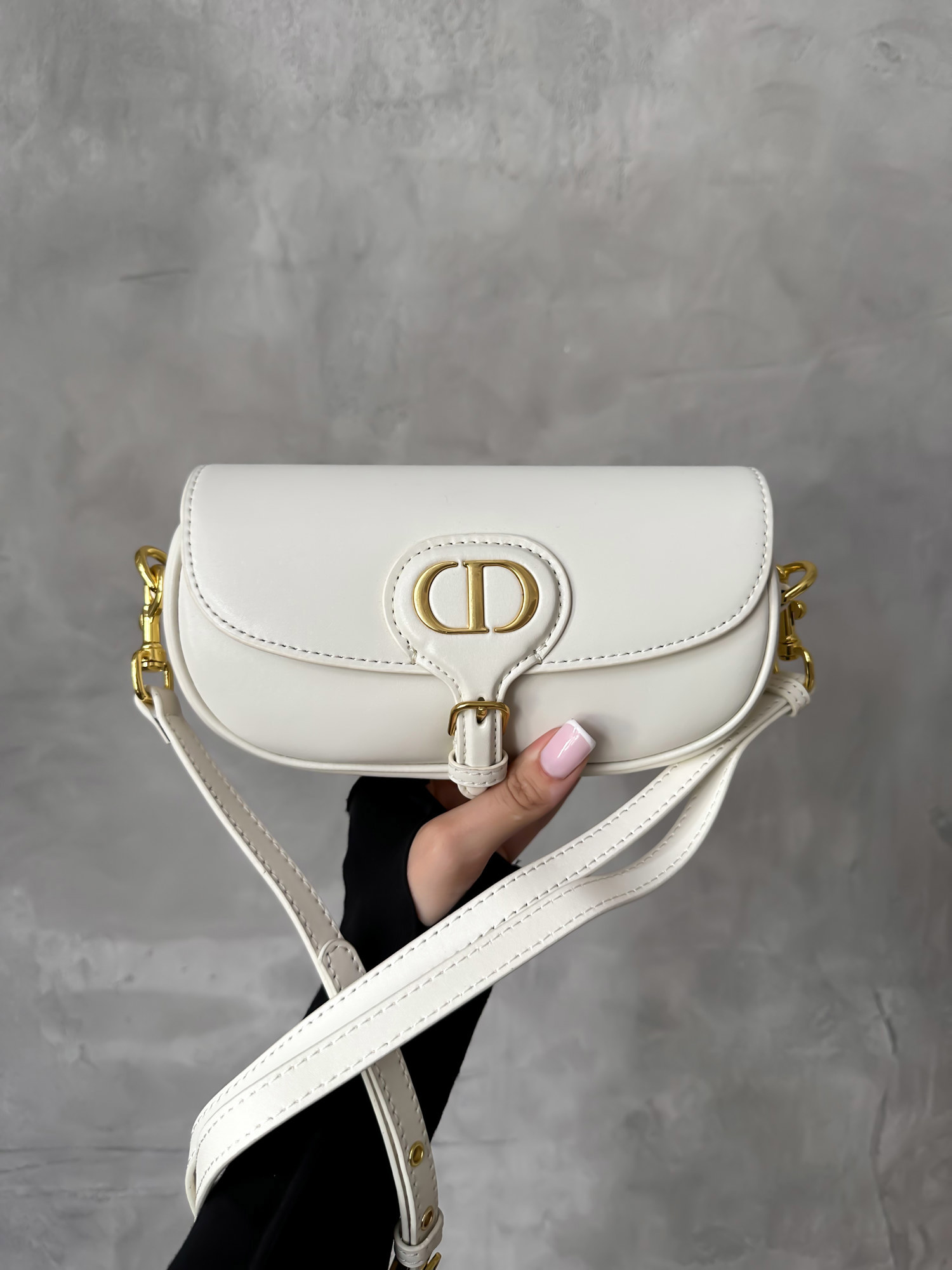 Dior Bobby East-West Bag Box Calfskin White [бренд коробка] - 7