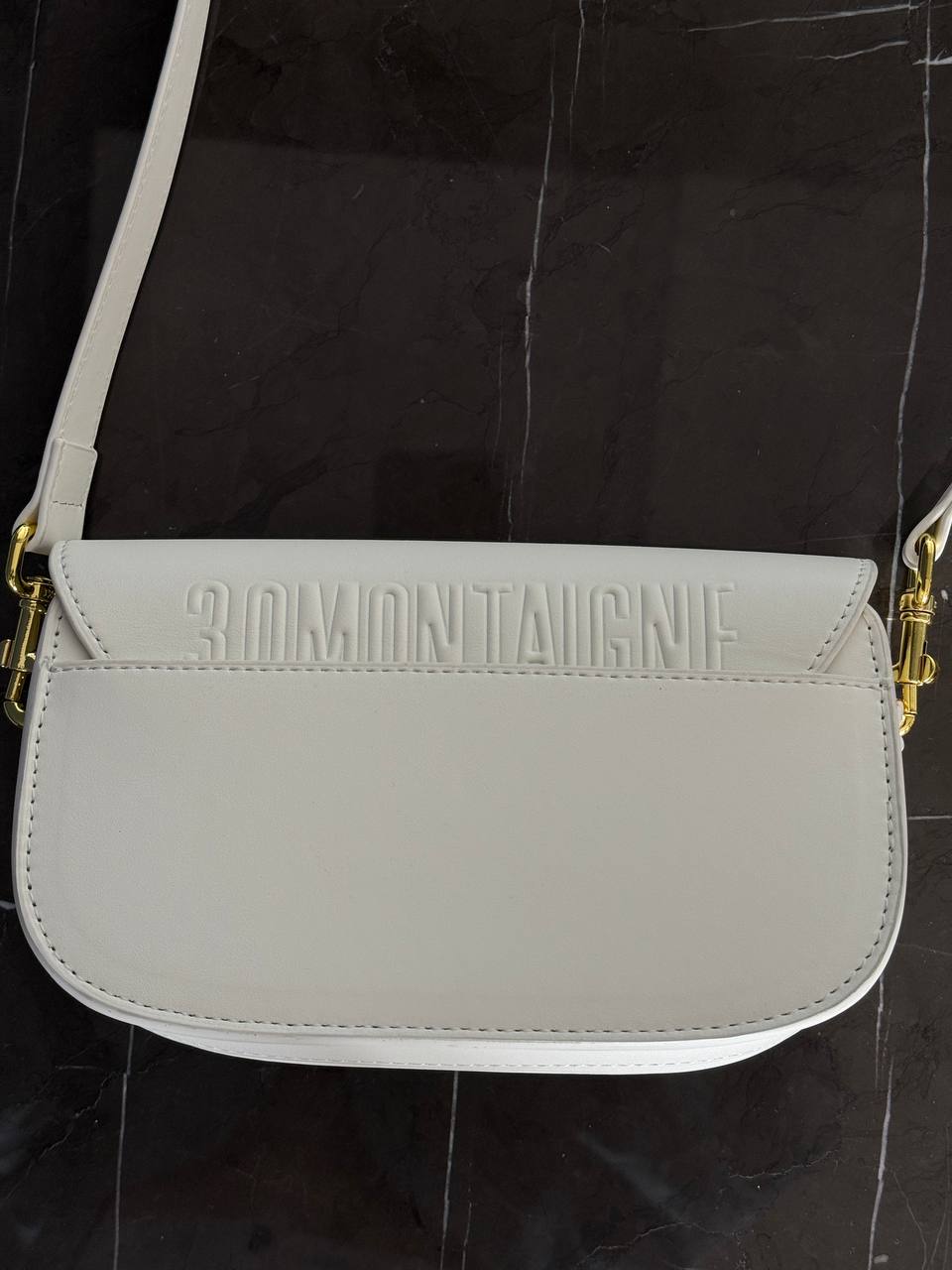Dior Bobby East-West Mini Bag in White Calfskin - 13