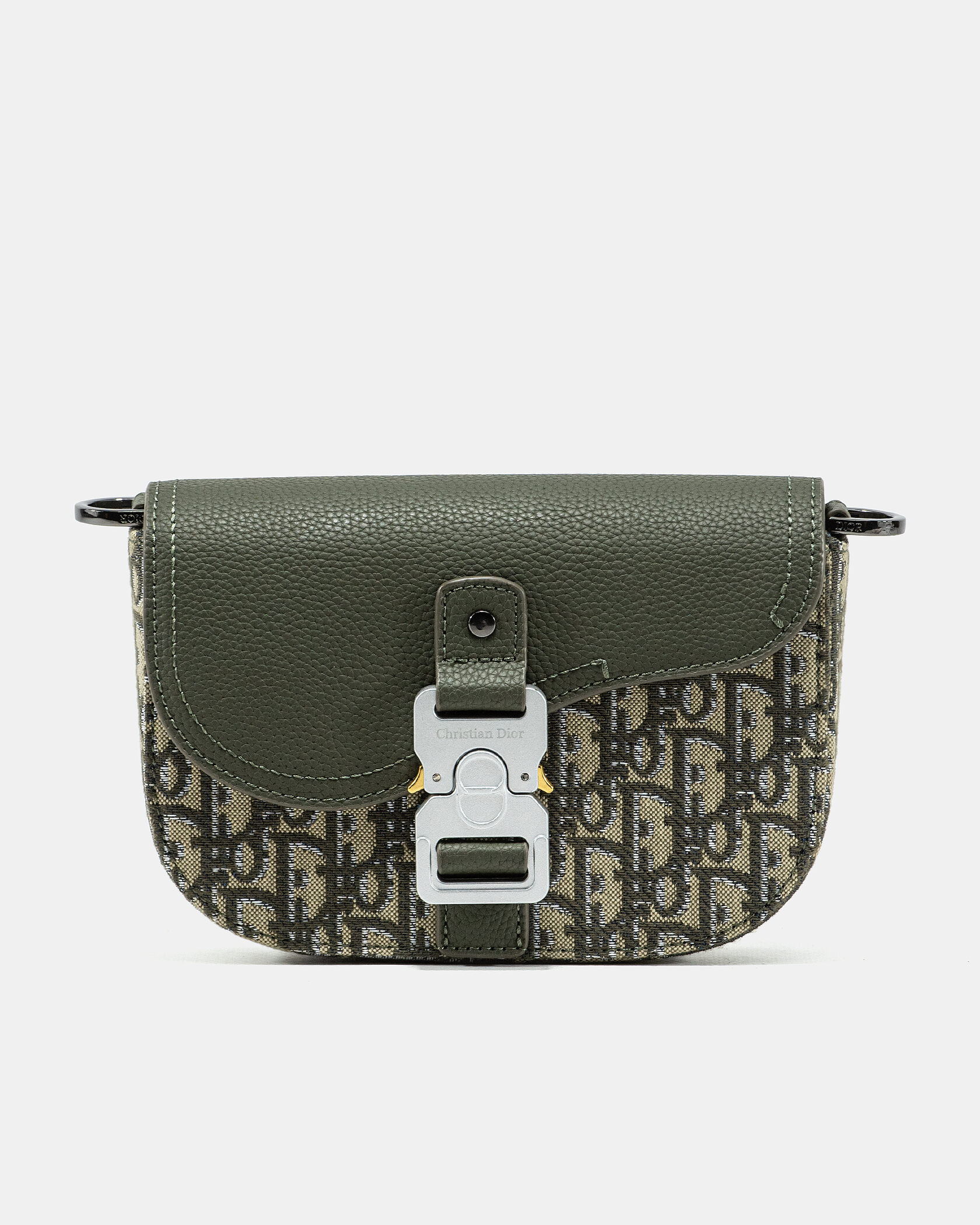 Dior Bobby Small Bag in Olive Green Oblique Jacquard