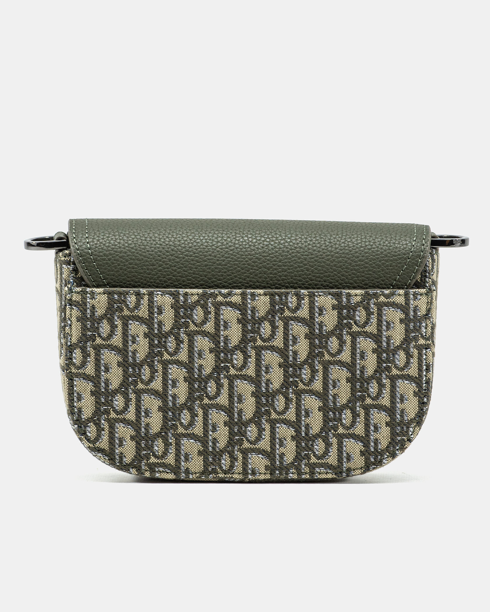 Dior Bobby Small Bag in Olive Green Oblique Jacquard - 9