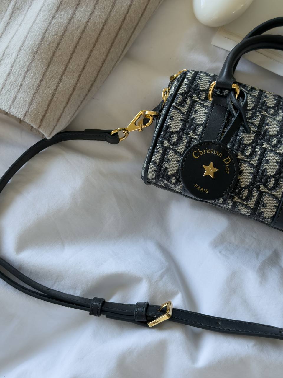 Dior Groove 20-Tas Blauwe Dior Oblique-Jacquard Vrouw - 18