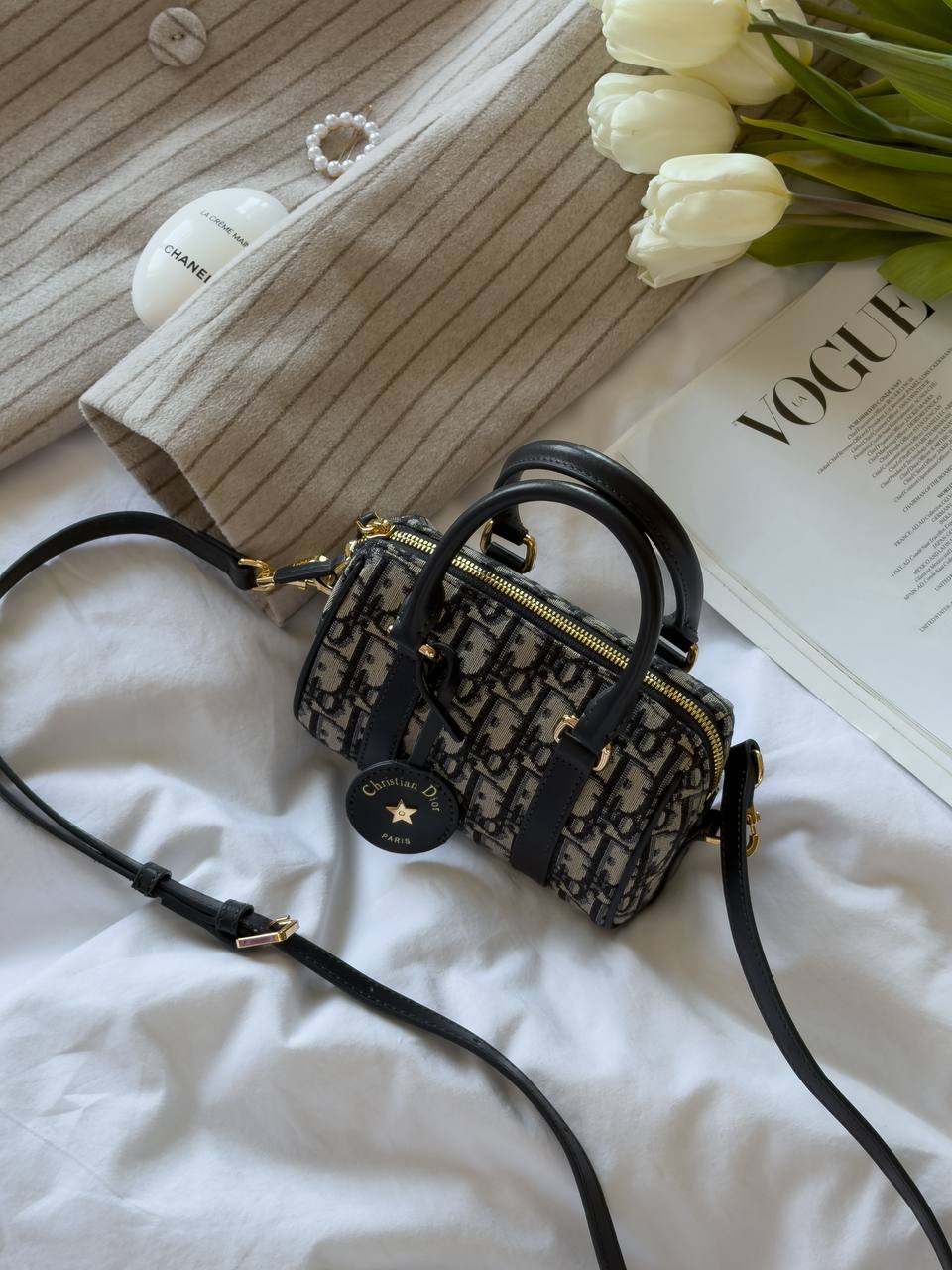 Dior Groove 20-Tas Blauwe Dior Oblique-Jacquard Vrouw - 5