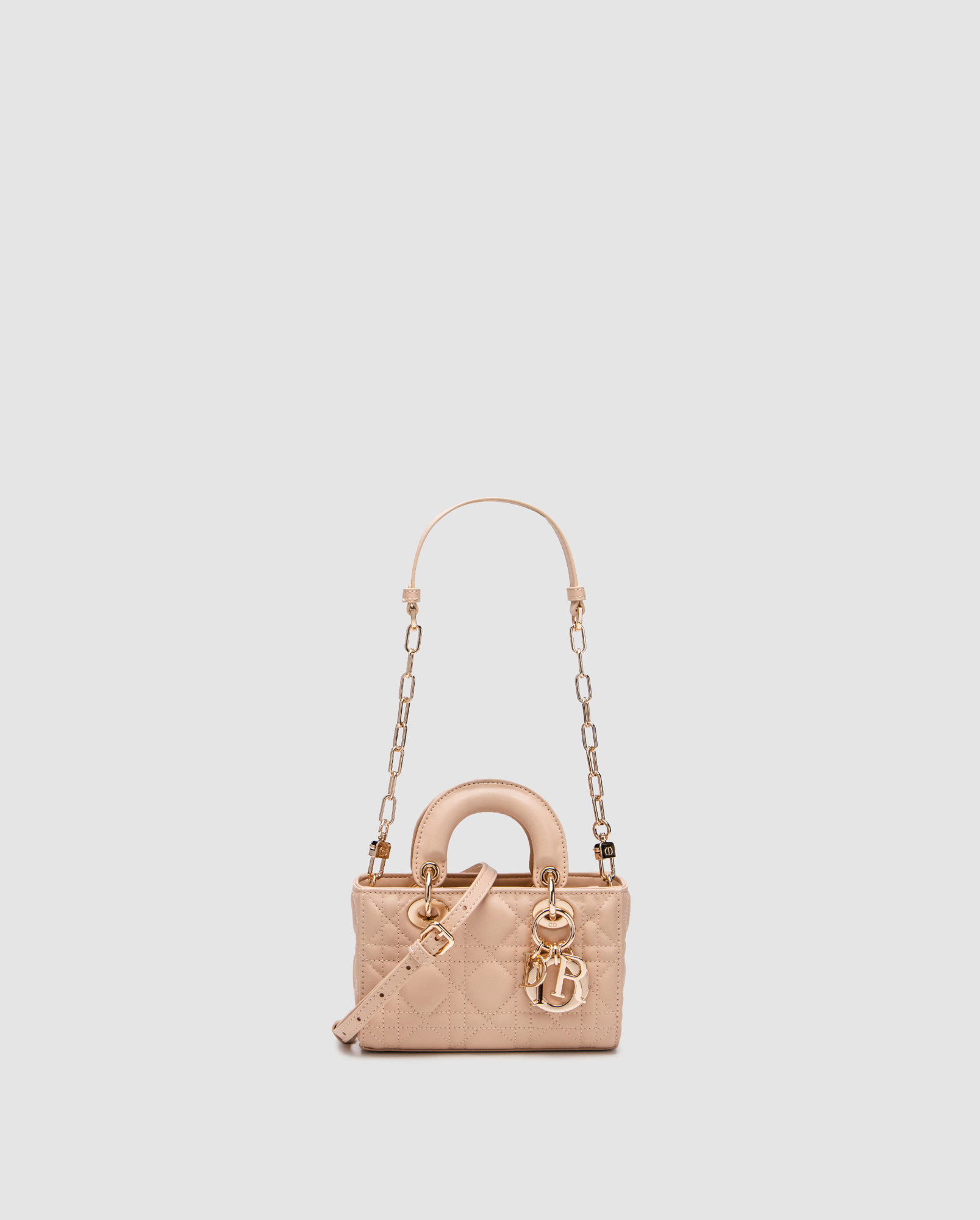 Dior Lady D-Joy Micro Bag Beige - 3