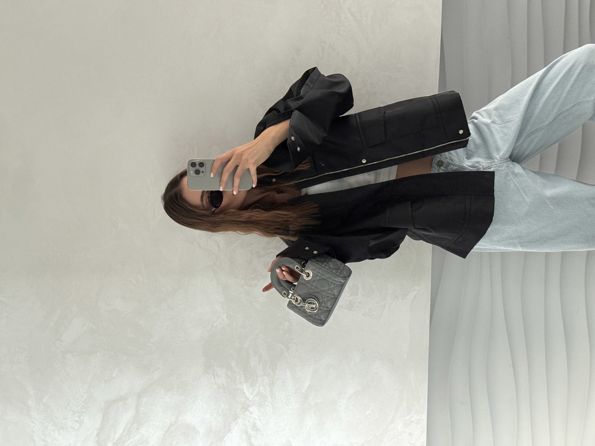 Dior Lady D-Joy Micro Bag Grey [оригінальна коробка] - 4