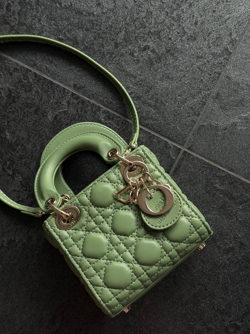 Dior Lady D-Joy Mikro Bag Green - 13