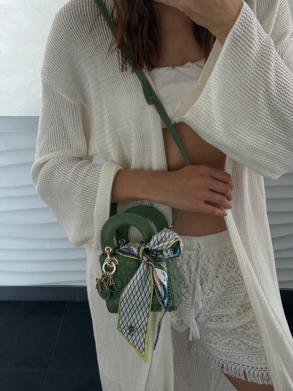 Dior Lady D-Joy Mikro Bag Green - 2