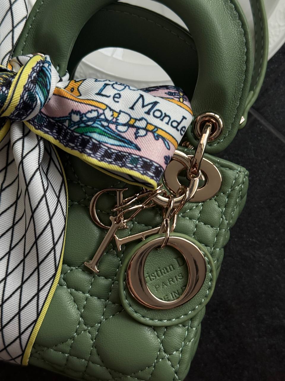 Dior Lady D-Joy Mikro Bag Green - 9