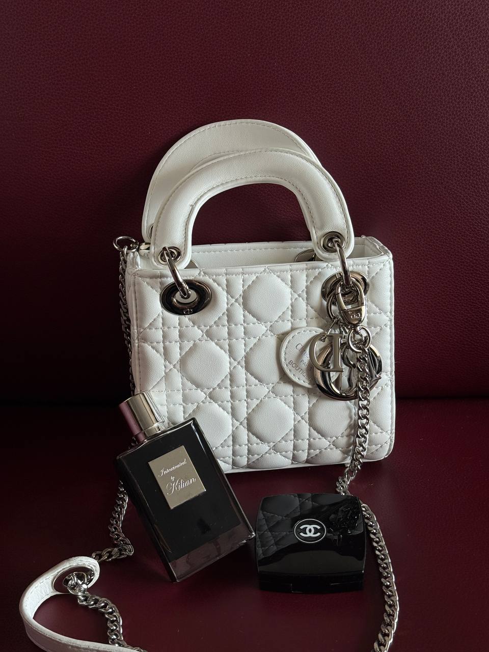 Dior Lady D-Joy Mikro Bag White - 2