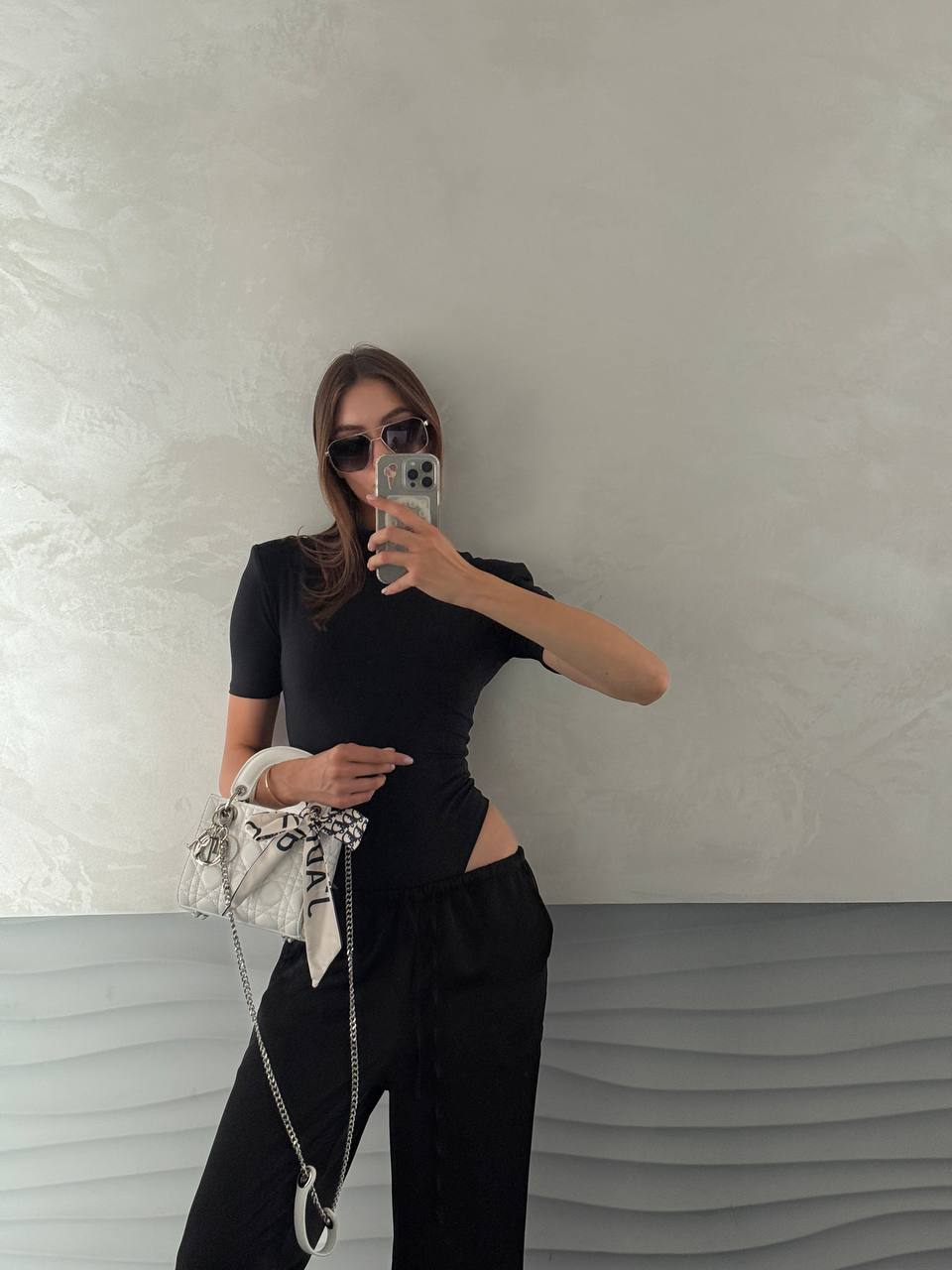 Dior Lady D-Joy Mikro Bag White - 7