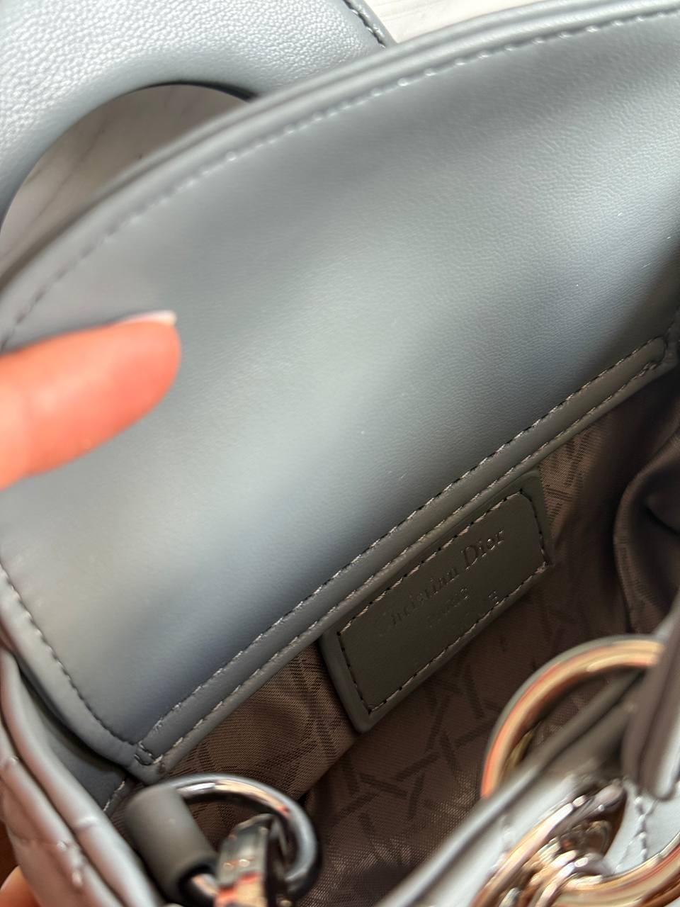 Dior Lady D-Joy Small Bag Grey - 11