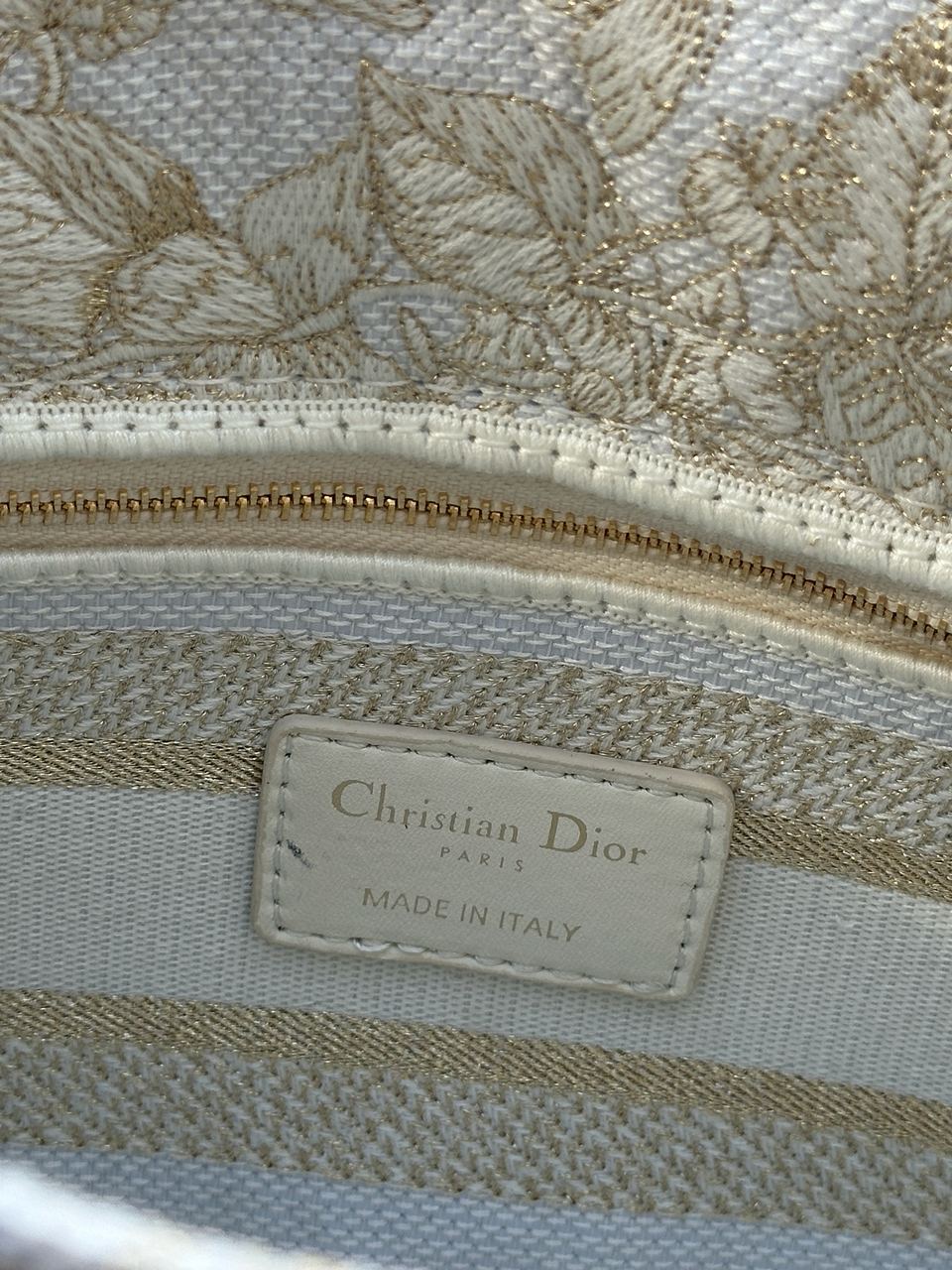 Dior Medium Lady D-Lite Bag Toile de Jouy Embroidery - 8