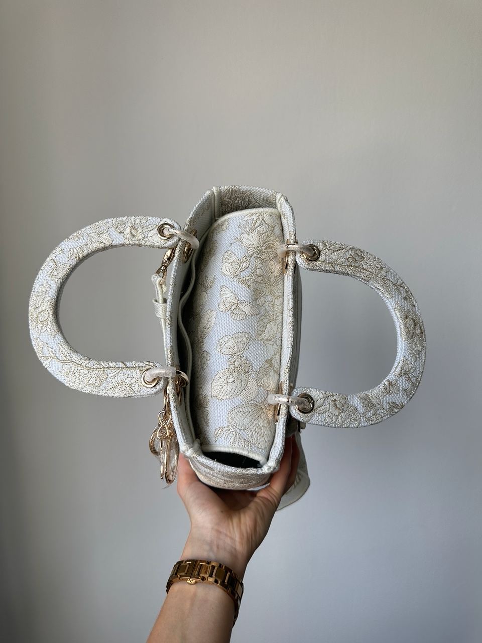 Dior Medium Lady D-Lite Bag Toile de Jouy Embroidery - 9