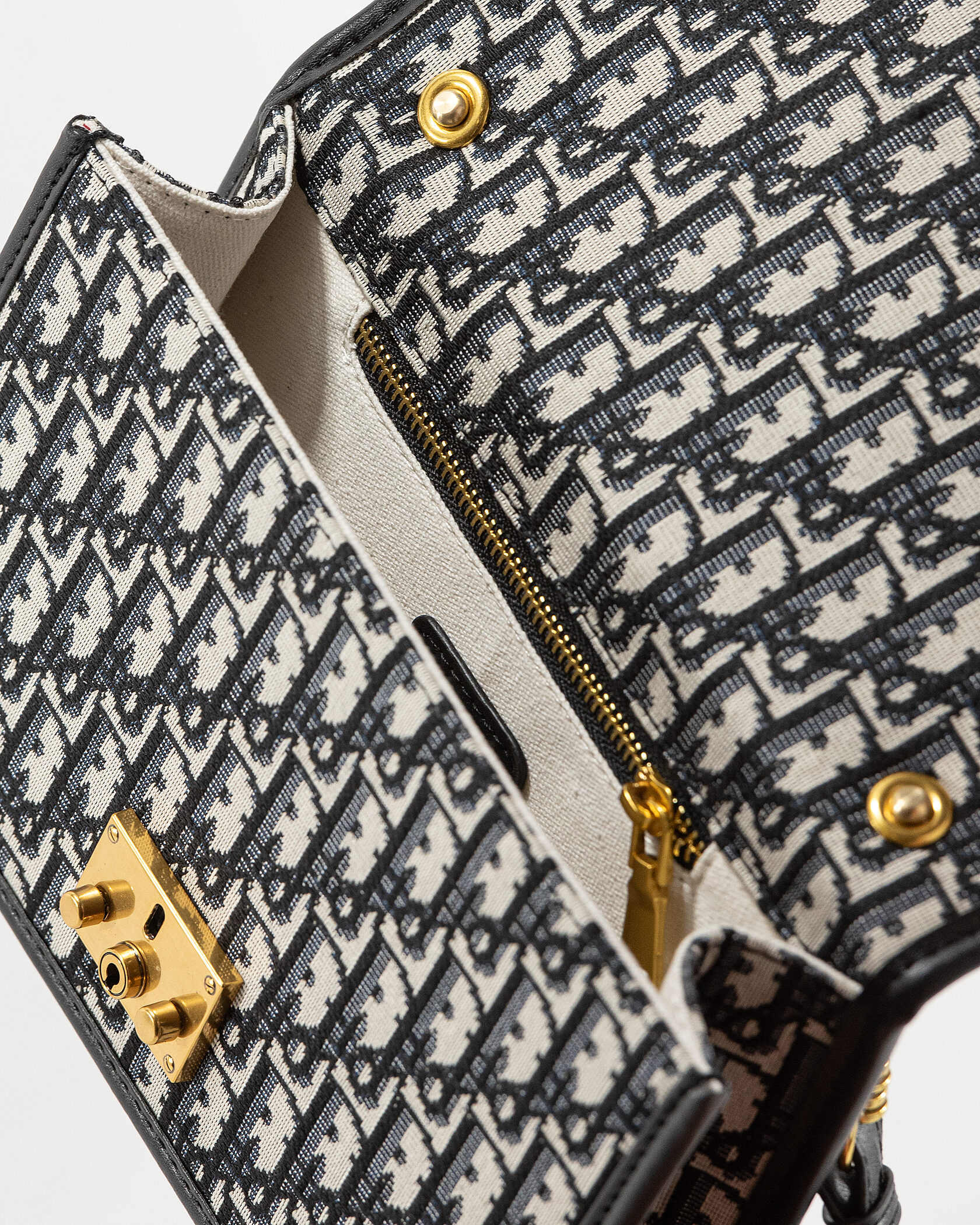 Dior Oblique Denim Medium C’est oblique Jacquard Shoulder bag - 13