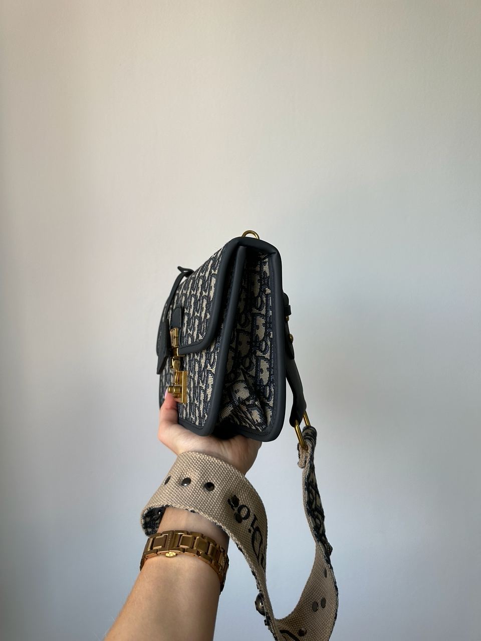 Dior Oblique Denim Medium C?est oblique Jacquard Shoulder bag - 6