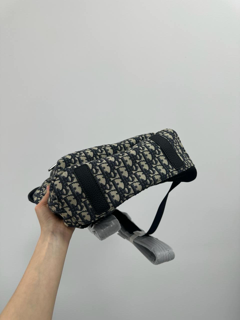 Dior Rider Backpack Beige/Blue Dior Oblique Jacquard - 7