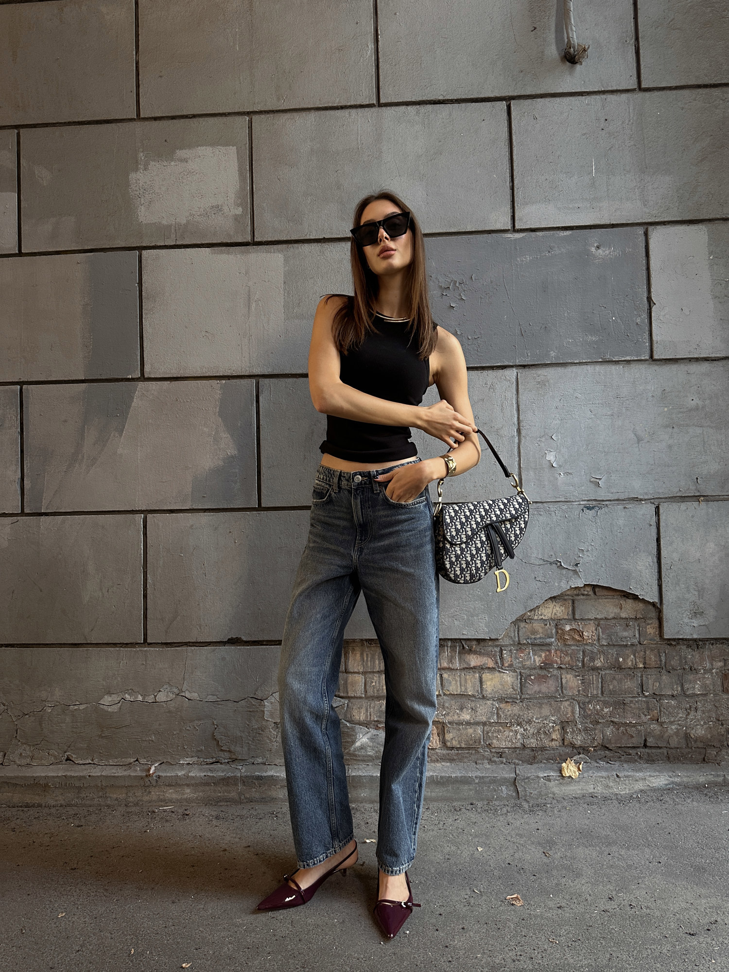 Dior Saddle Bag with Strap Blue Dior Oblique Jacquard [звичайн - 13