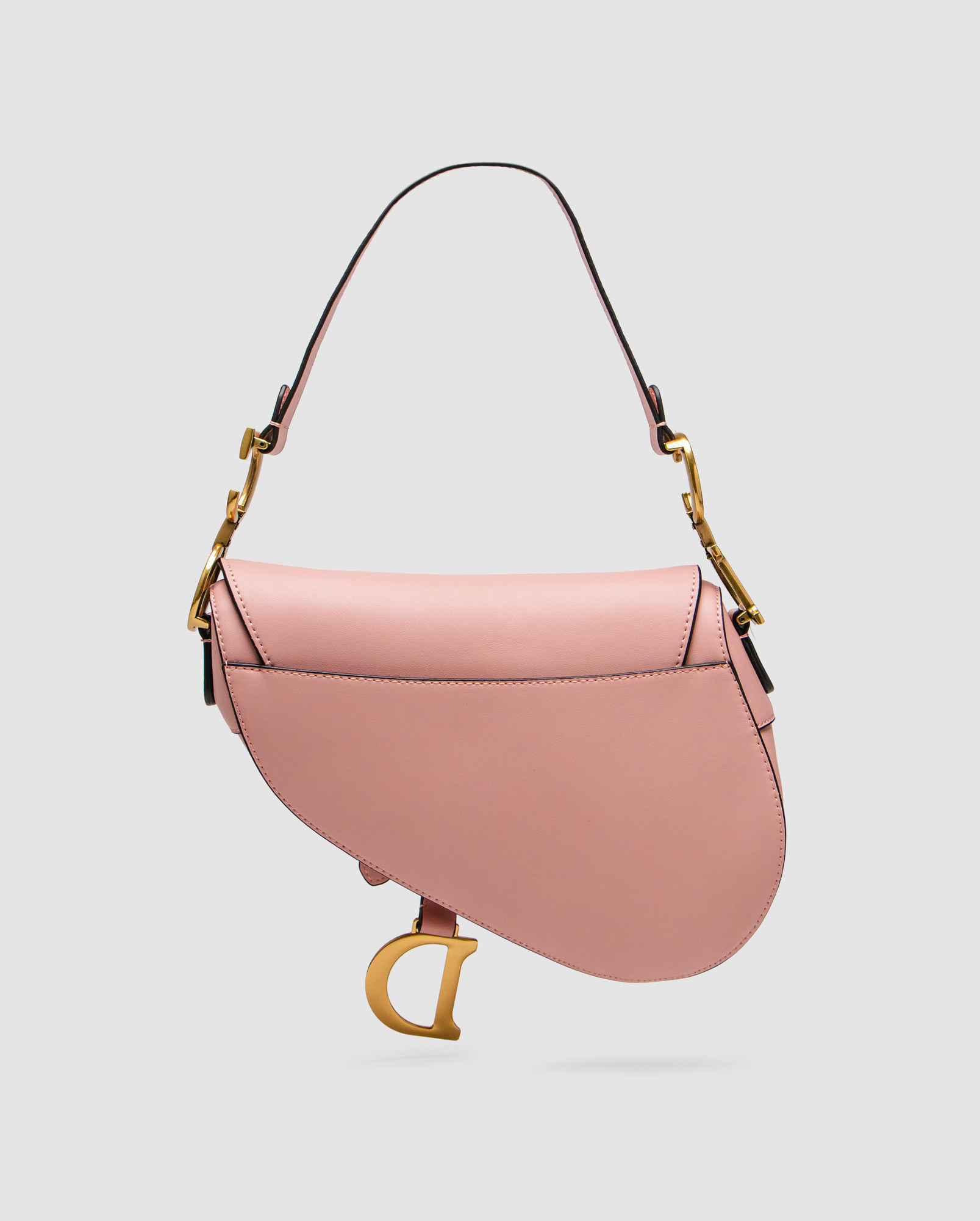 Dior Saddle Bag with Strap Smooth Calfskin Blush - 2