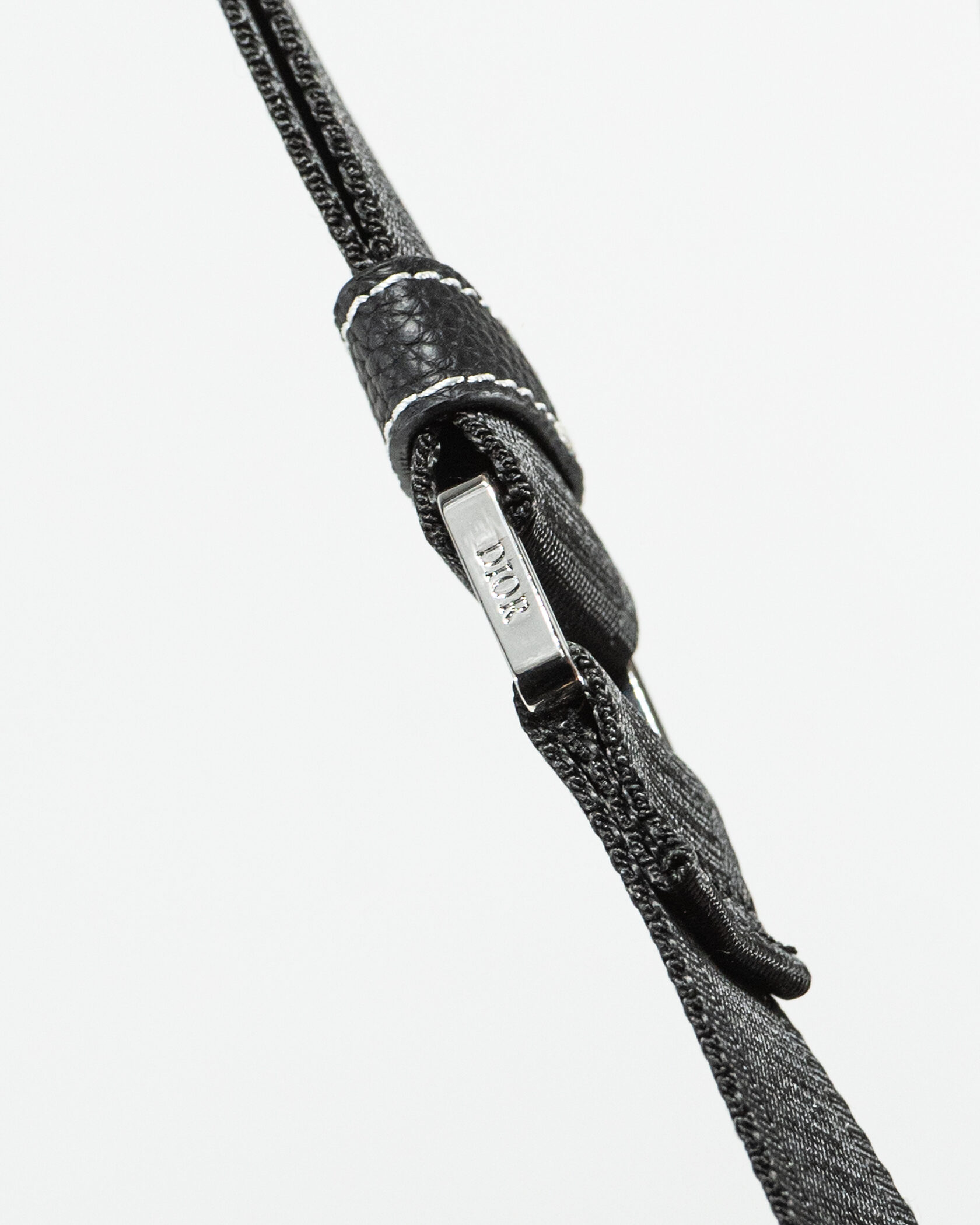 Dior Saddle Messenger Bag in Black Grained Calfskin - 14