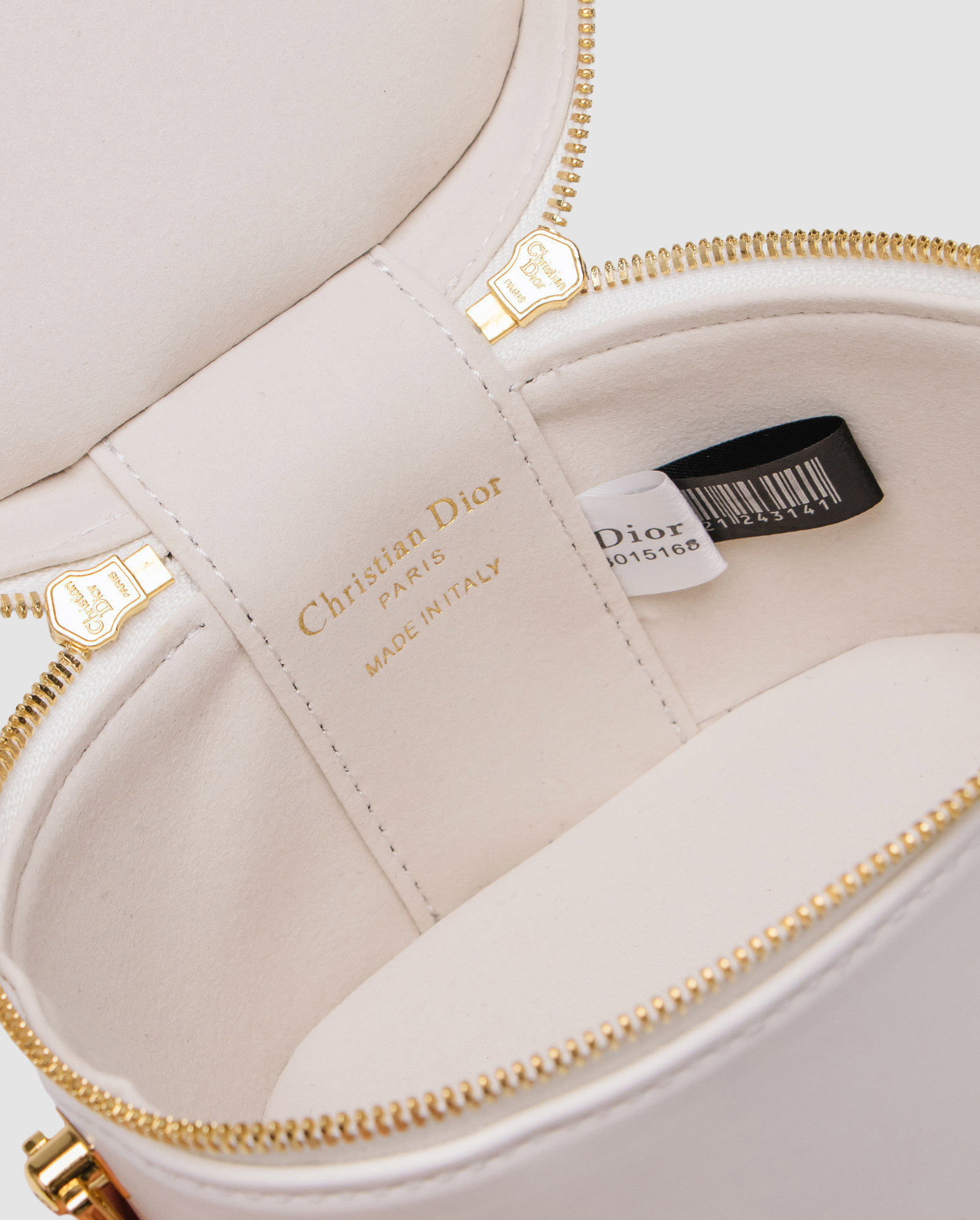Dior Small CD Signature Vanity Case White - 5