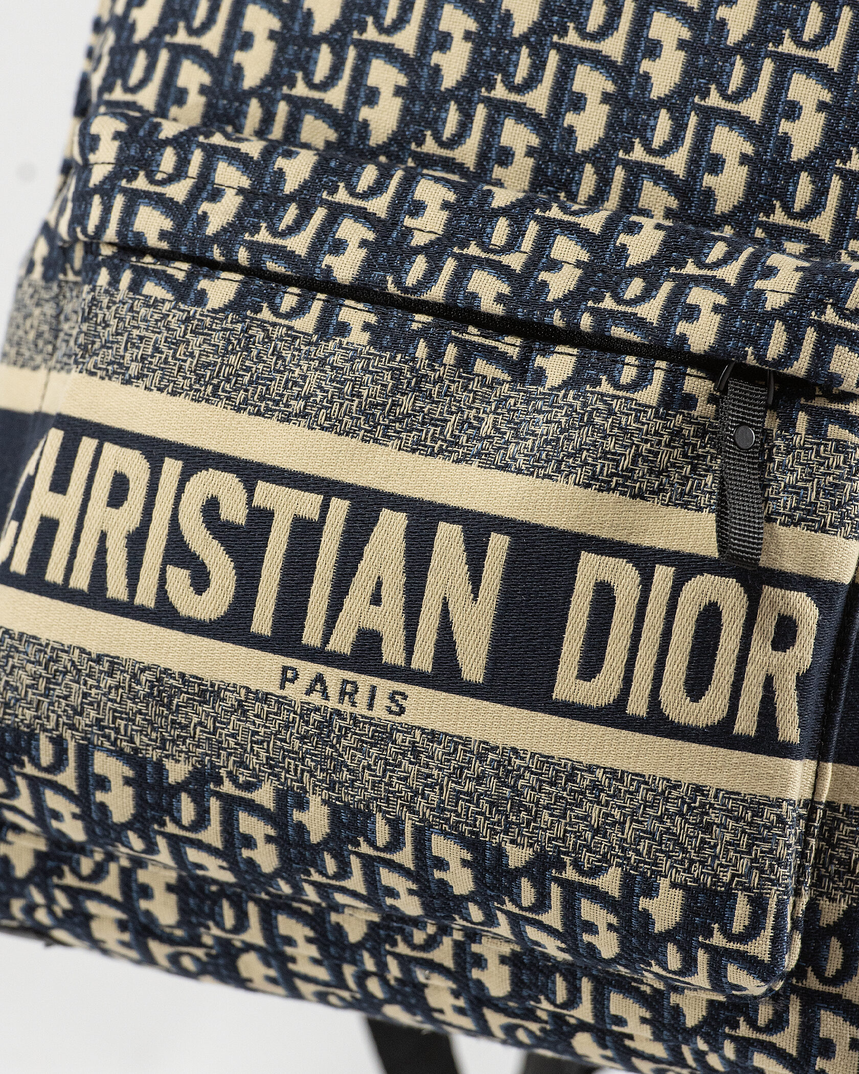 Dior Travel Backpack Dior Oblique Jacquard Blue - 7