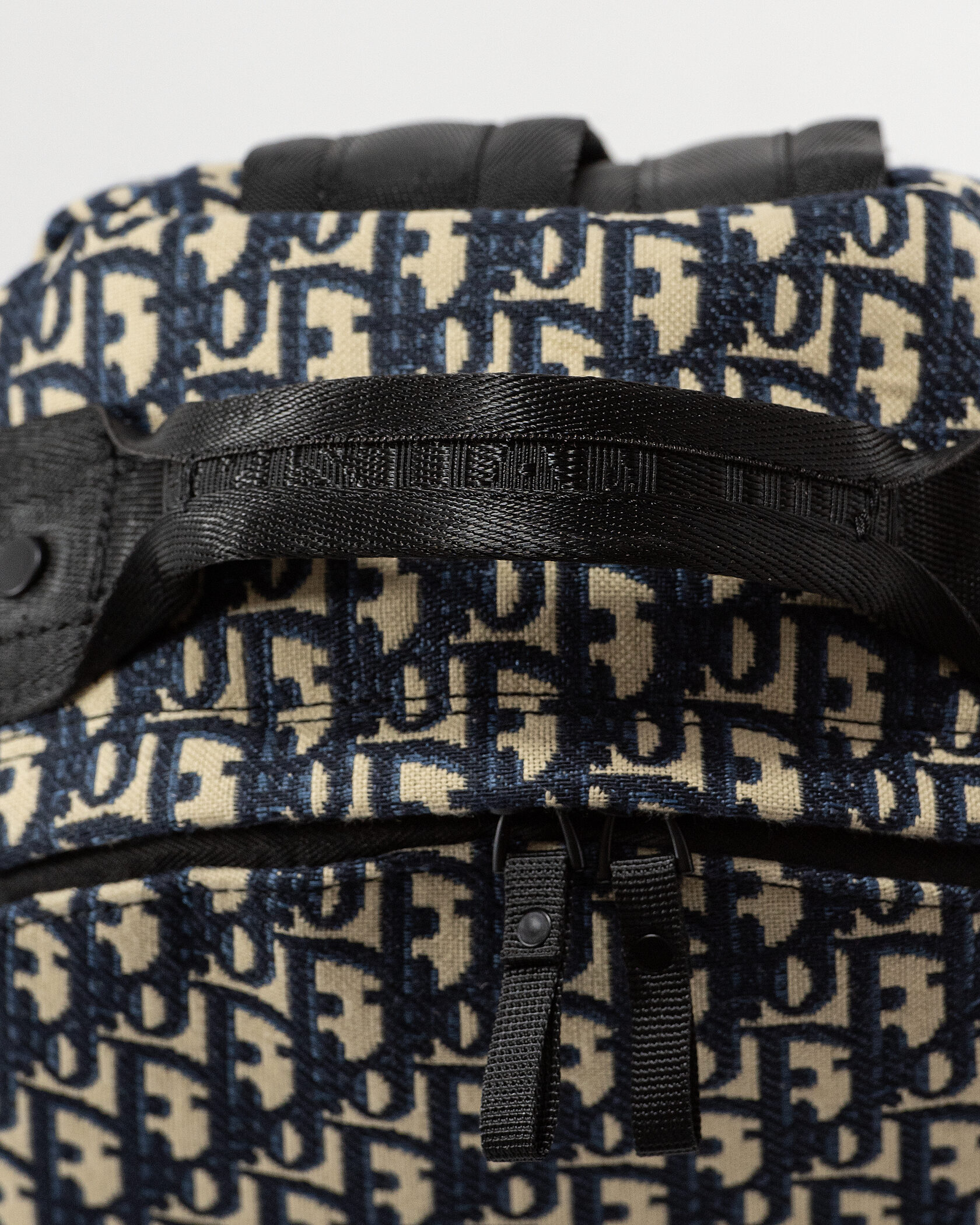 Dior Travel Backpack Dior Oblique Jacquard Blue - 8